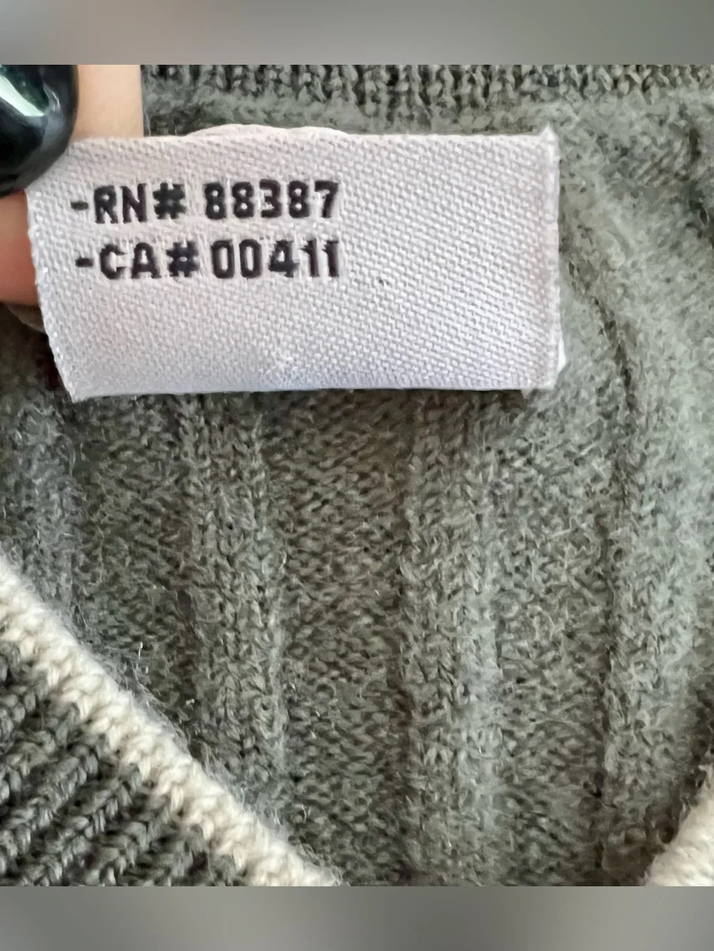 ADIDAS 2001 Vintage 100% Wool Ribbed V-Neck Sage/Gray Sweater